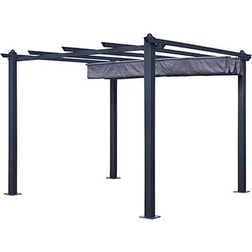 pergola policarbonato retractil