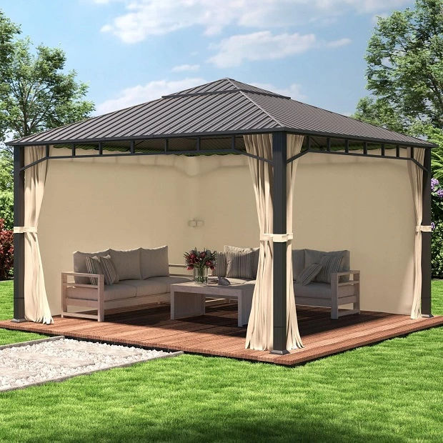 cenador o gazebo de jardín