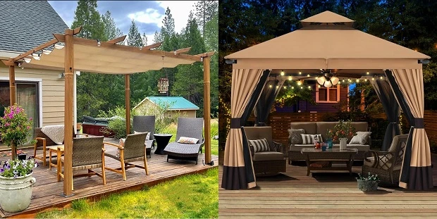 comparativa pérgola cenador gazebo